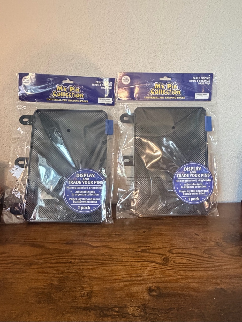 My Pin Collection Metal For Disney Pin Trading Pages - Black (2 Pack)